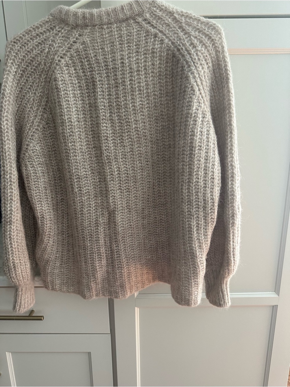 Sezane Women's oatmeal Button-Front Cardigan Sweater! - Picture 6 of 6
